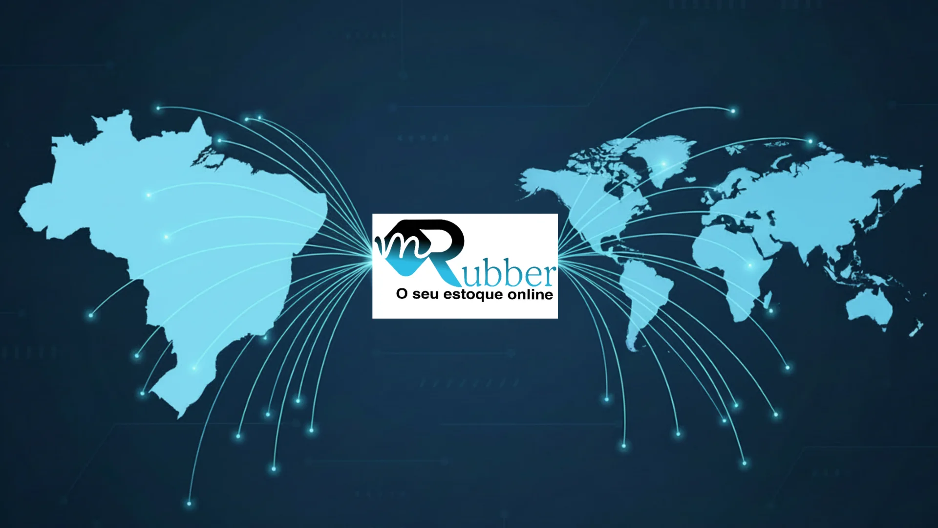 Mapa de atendimento da MultiRubber no Brasil